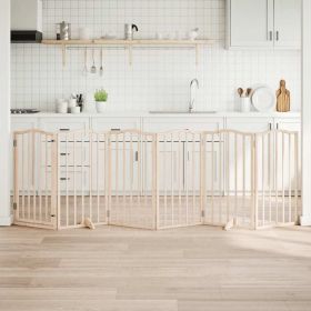 Dog Gate Set of 6 Natural Poplar Poplar wood