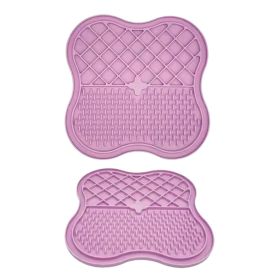 SilIcone Licking Food Mat (Color: Purple)