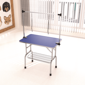 Large 46 Inch Pet Dog And Cat Grooming Table (Option: Blue)